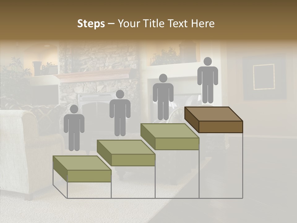 Room Flooring Brown PowerPoint Template