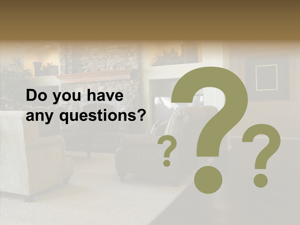 Room Flooring Brown PowerPoint Template