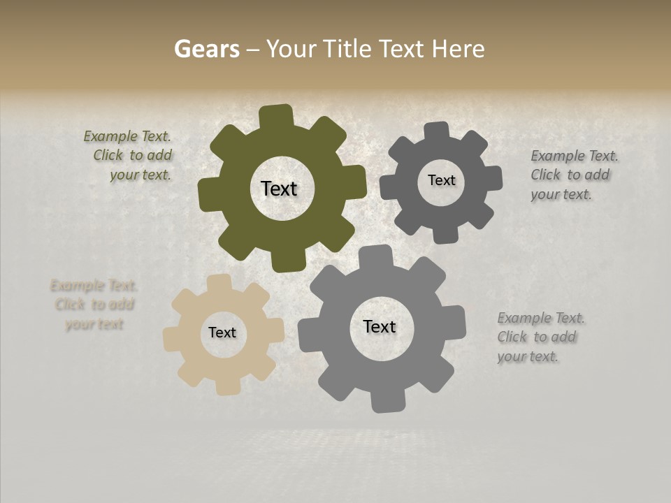 Backgrounds Room Creativity PowerPoint Template