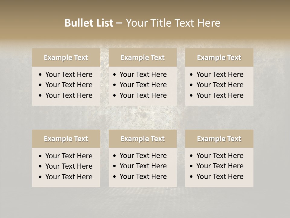 Backgrounds Room Creativity PowerPoint Template