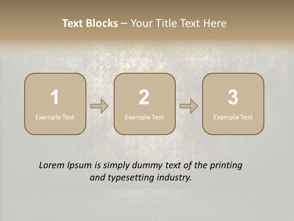 Backgrounds Room Creativity PowerPoint Template