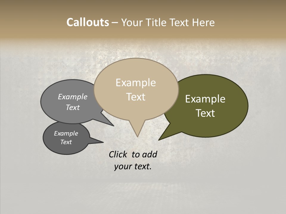 Backgrounds Room Creativity PowerPoint Template