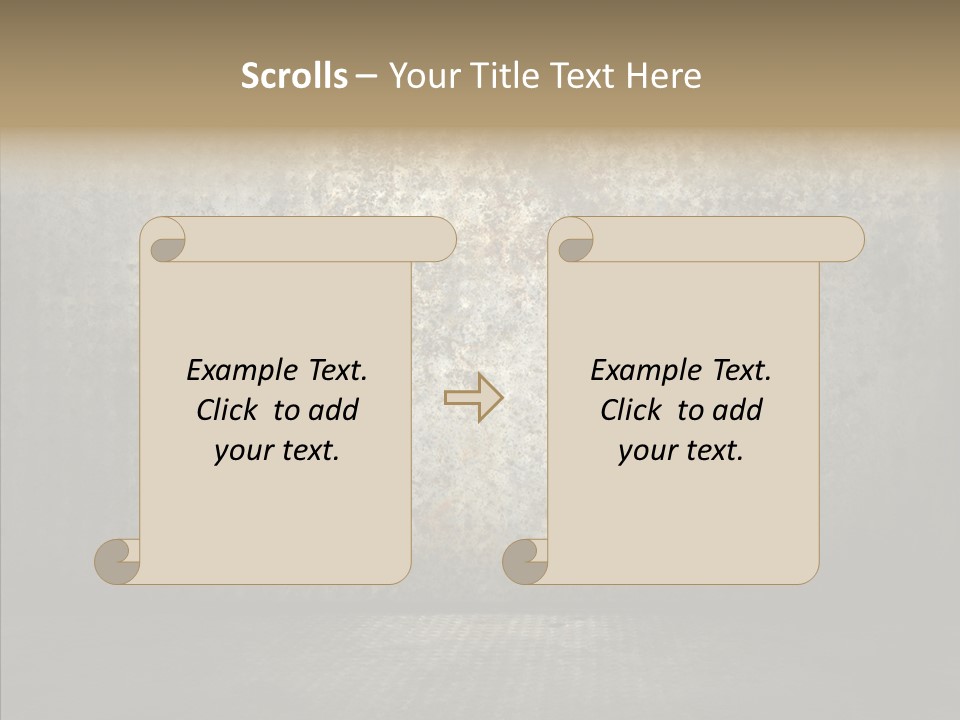 Backgrounds Room Creativity PowerPoint Template