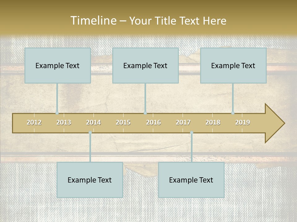 Illustration Stripes Worn PowerPoint Template