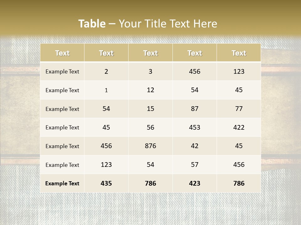 Illustration Stripes Worn PowerPoint Template