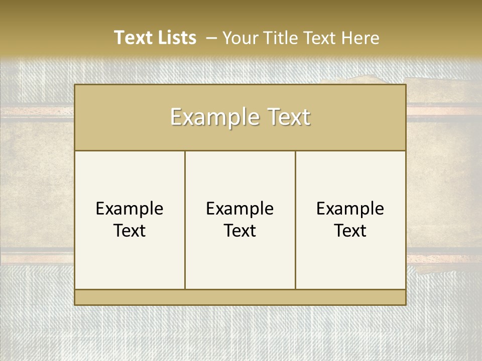 Illustration Stripes Worn PowerPoint Template