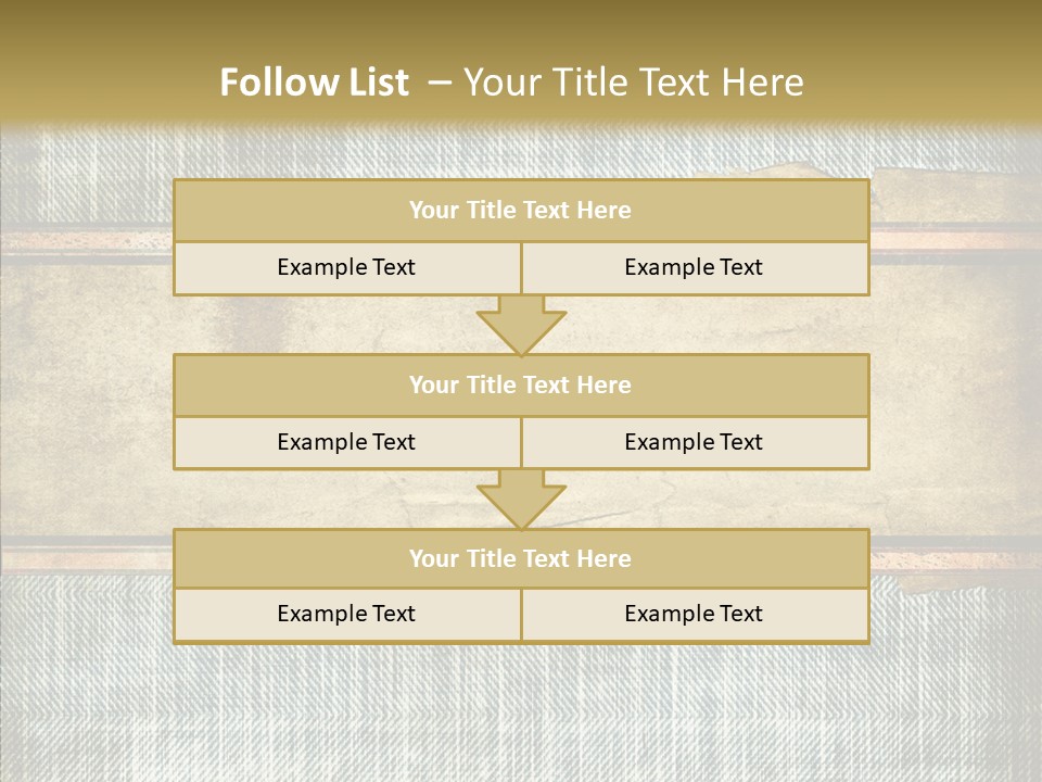 Illustration Stripes Worn PowerPoint Template