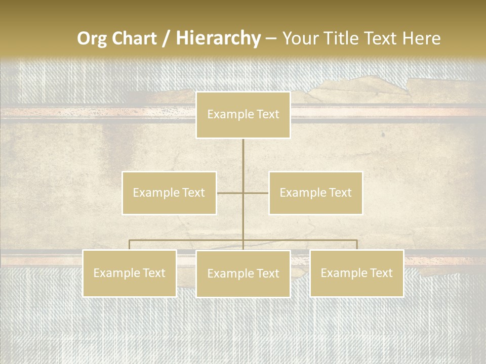 Illustration Stripes Worn PowerPoint Template