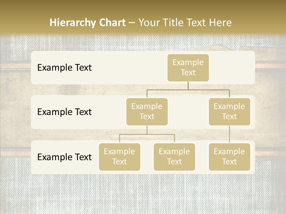 Illustration Stripes Worn PowerPoint Template