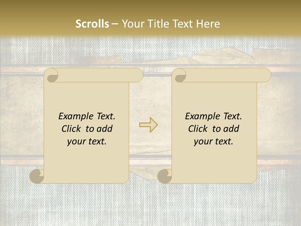Illustration Stripes Worn PowerPoint Template