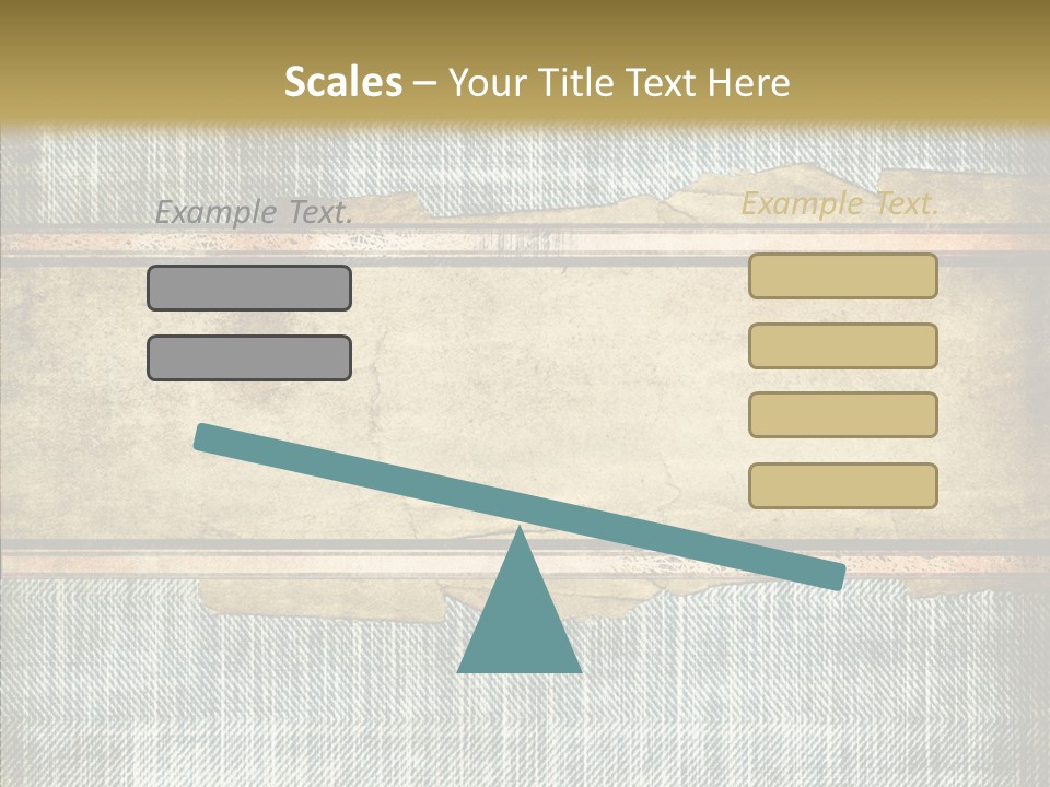 Illustration Stripes Worn PowerPoint Template