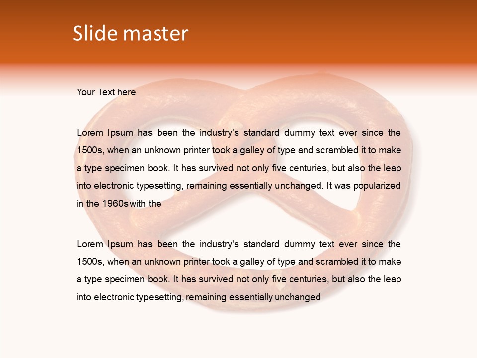 Refreshment Snack Macro PowerPoint Template