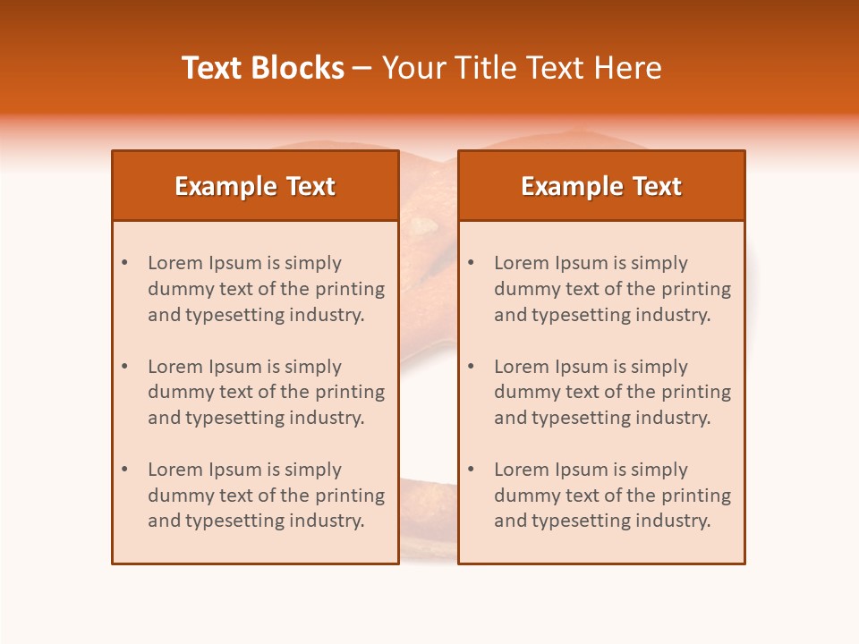 Refreshment Snack Macro PowerPoint Template