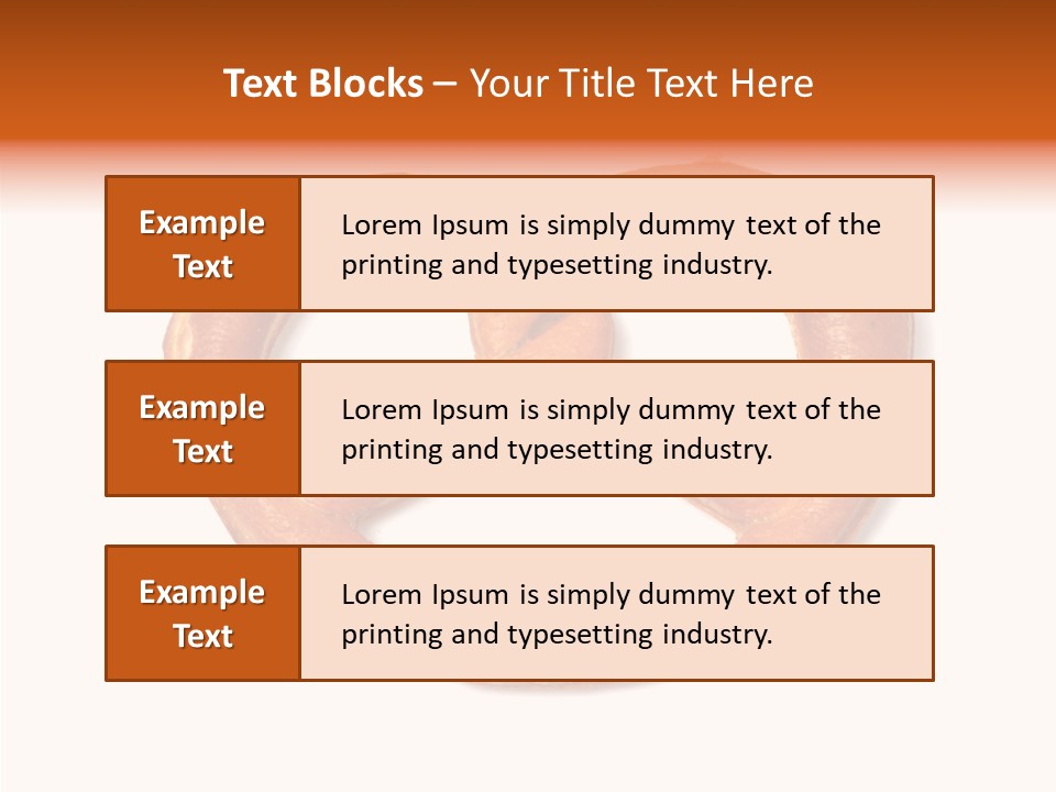 Refreshment Snack Macro PowerPoint Template
