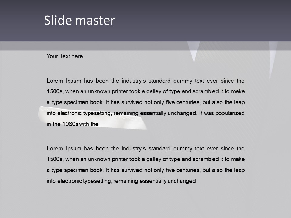 Tailor Professional Dress PowerPoint Template
