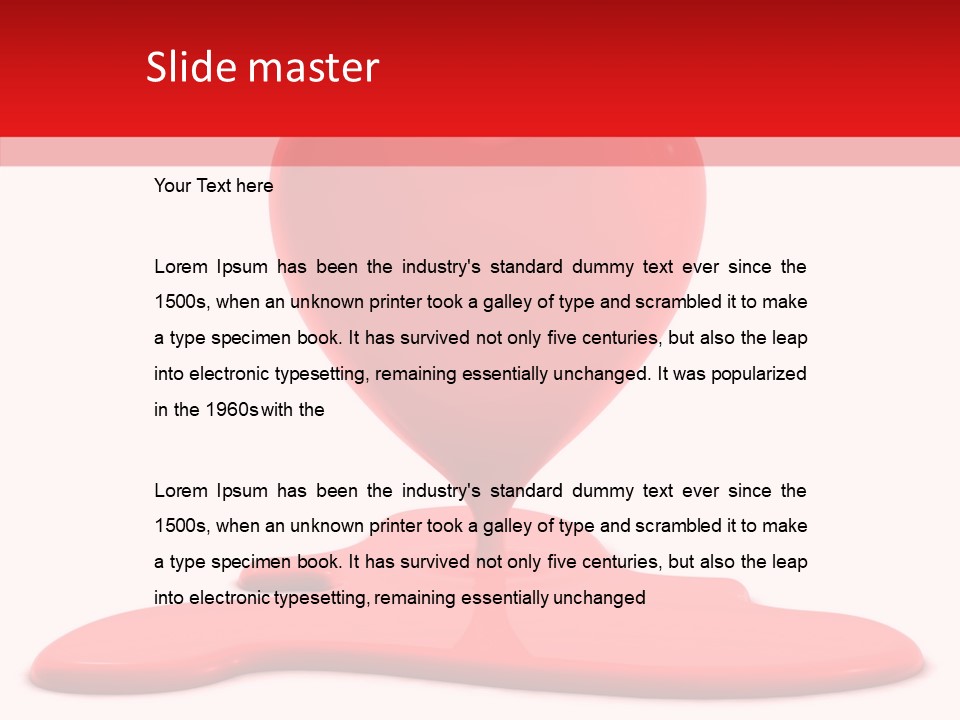 Day Heart Art PowerPoint Template