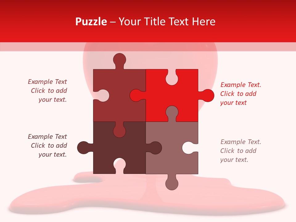 Day Heart Art PowerPoint Template