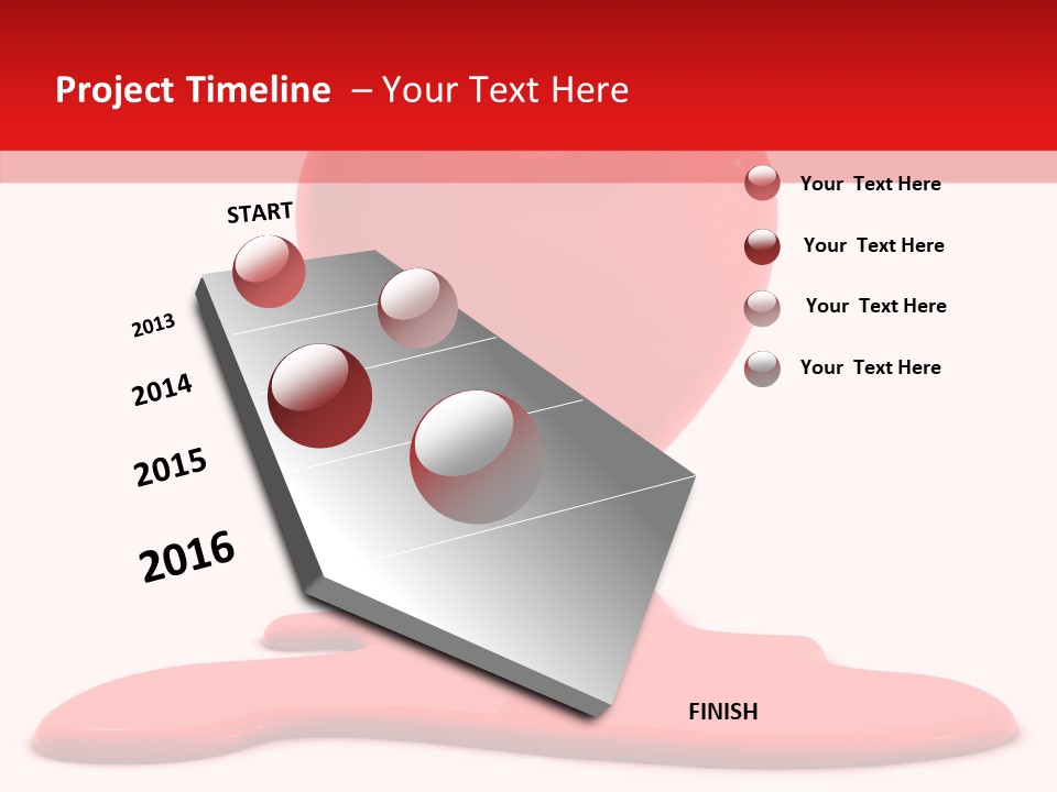 Day Heart Art PowerPoint Template