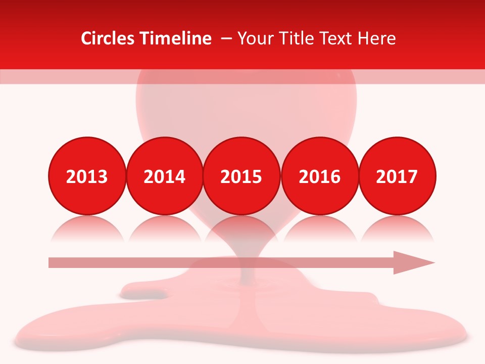 Day Heart Art PowerPoint Template