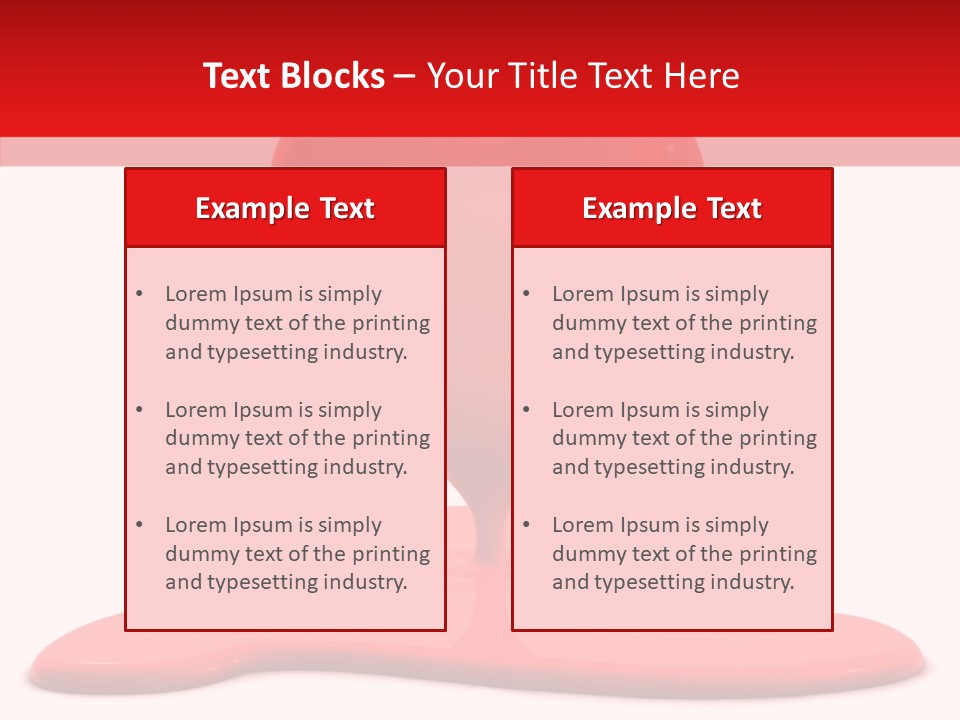 Day Heart Art PowerPoint Template
