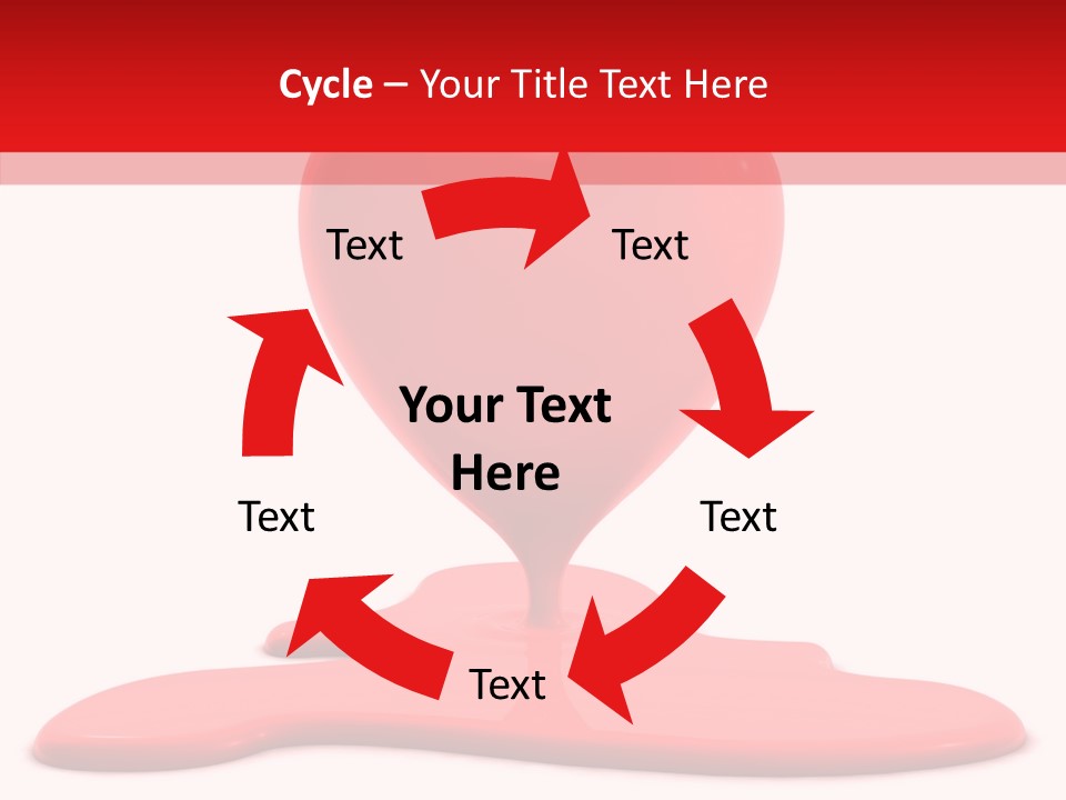 Day Heart Art PowerPoint Template