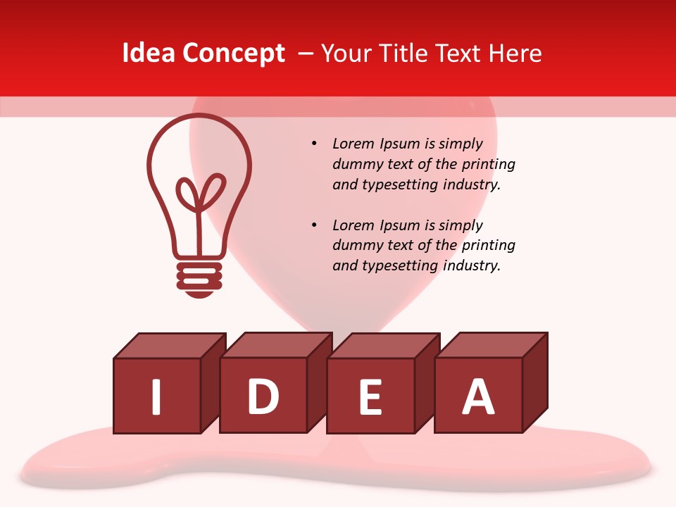 Day Heart Art PowerPoint Template