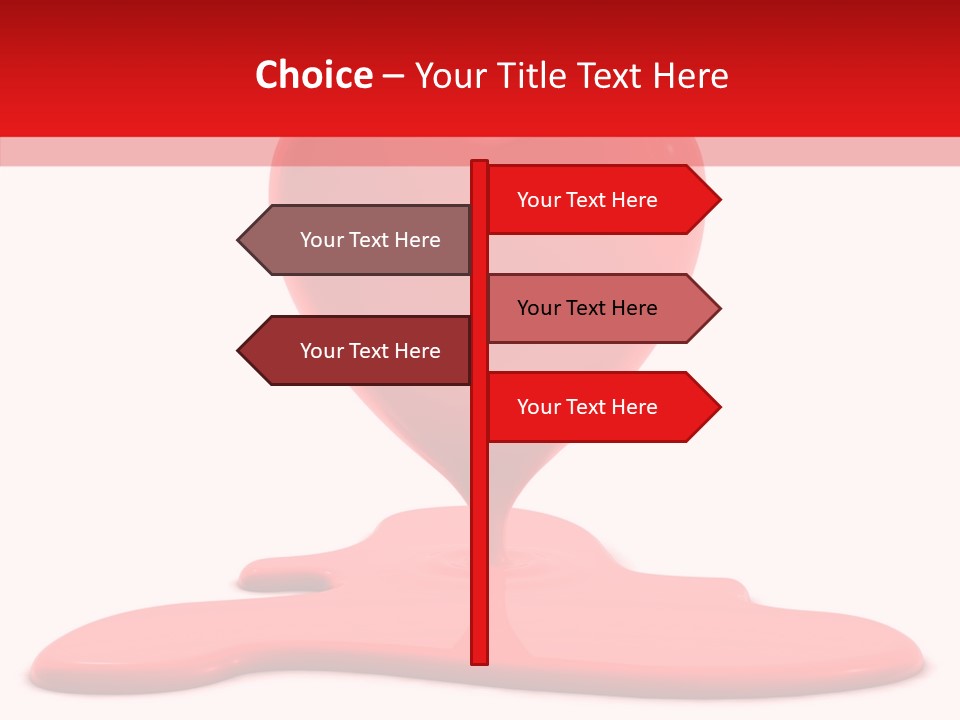 Day Heart Art PowerPoint Template