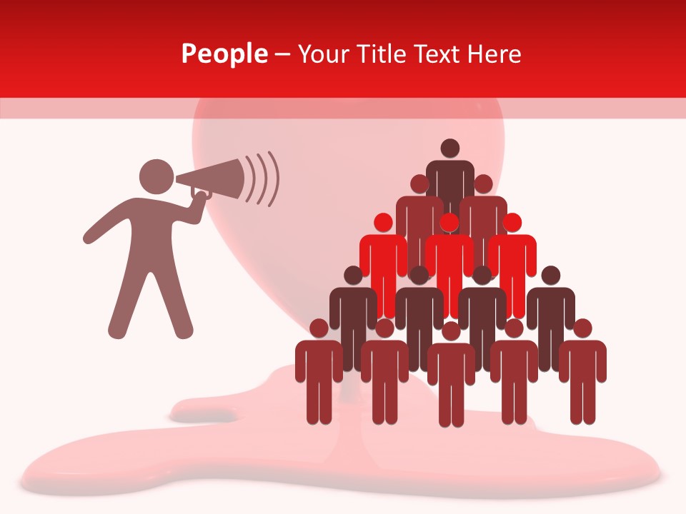 Day Heart Art PowerPoint Template