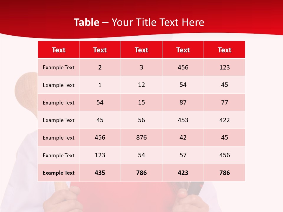 Recipe Staff Kitchen PowerPoint Template