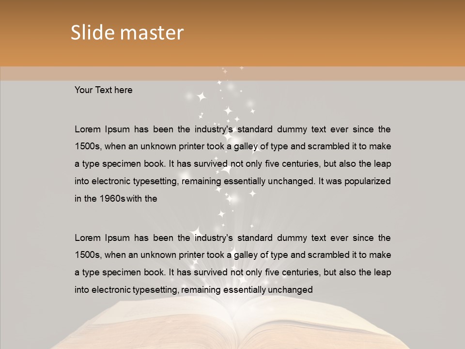 Spooky Brown Magic PowerPoint Template