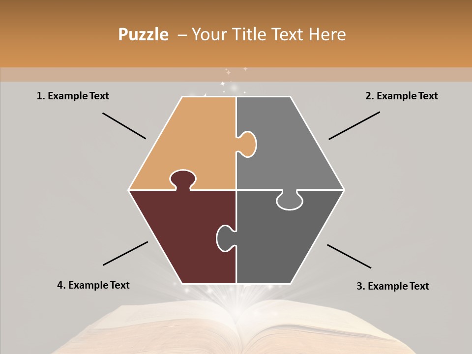 Spooky Brown Magic PowerPoint Template