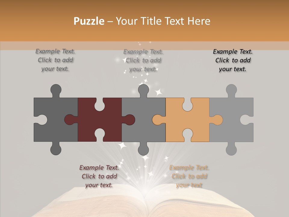Spooky Brown Magic PowerPoint Template