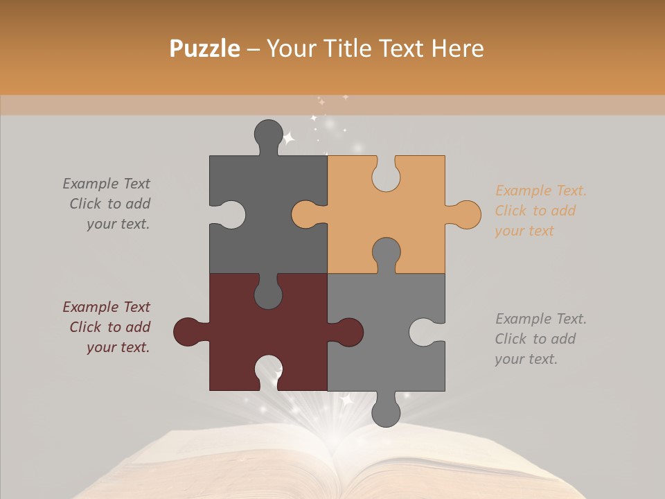 Spooky Brown Magic PowerPoint Template