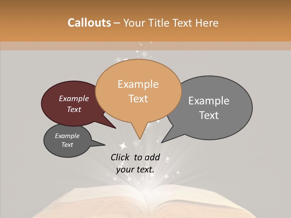 Spooky Brown Magic PowerPoint Template