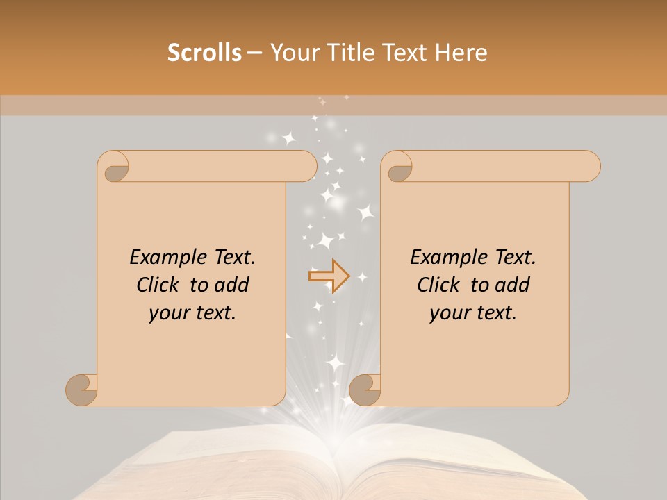 Spooky Brown Magic PowerPoint Template