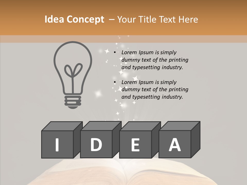 Spooky Brown Magic PowerPoint Template