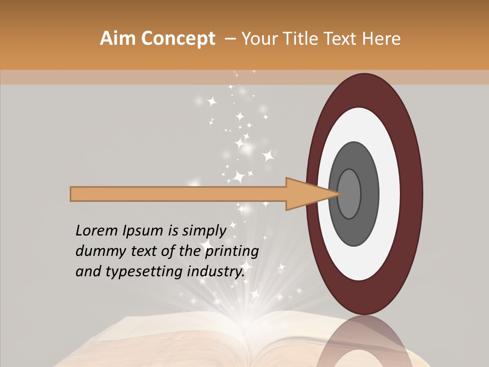 Spooky Brown Magic PowerPoint Template