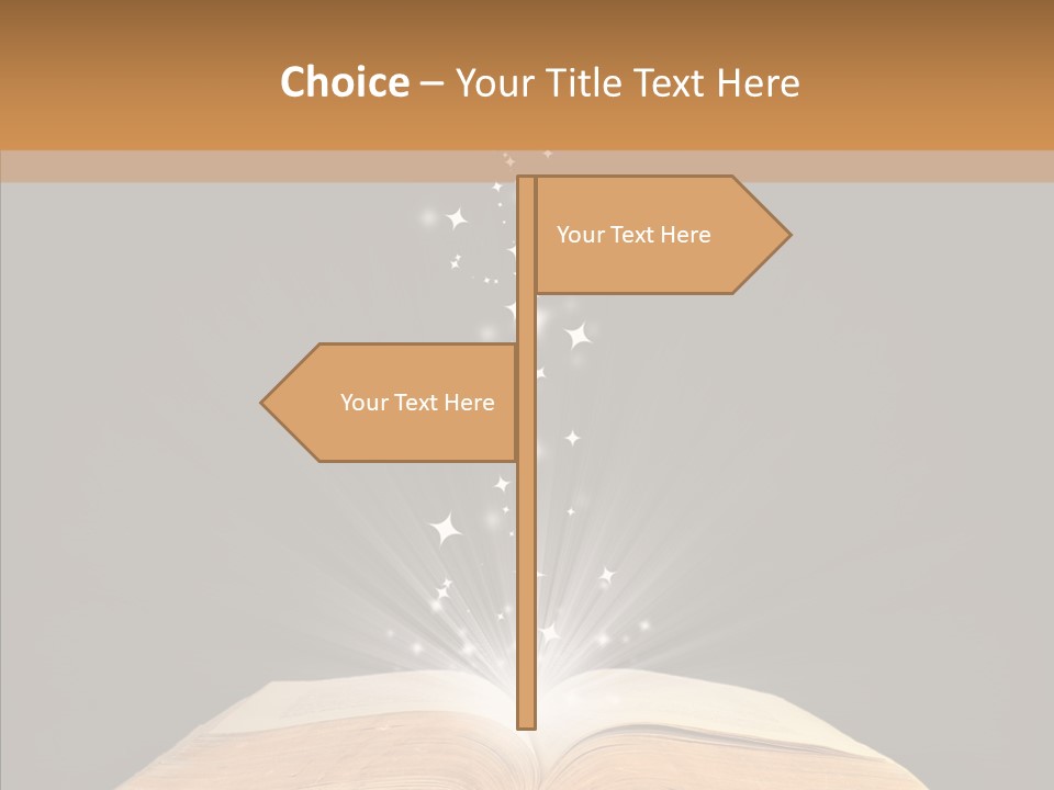 Spooky Brown Magic PowerPoint Template