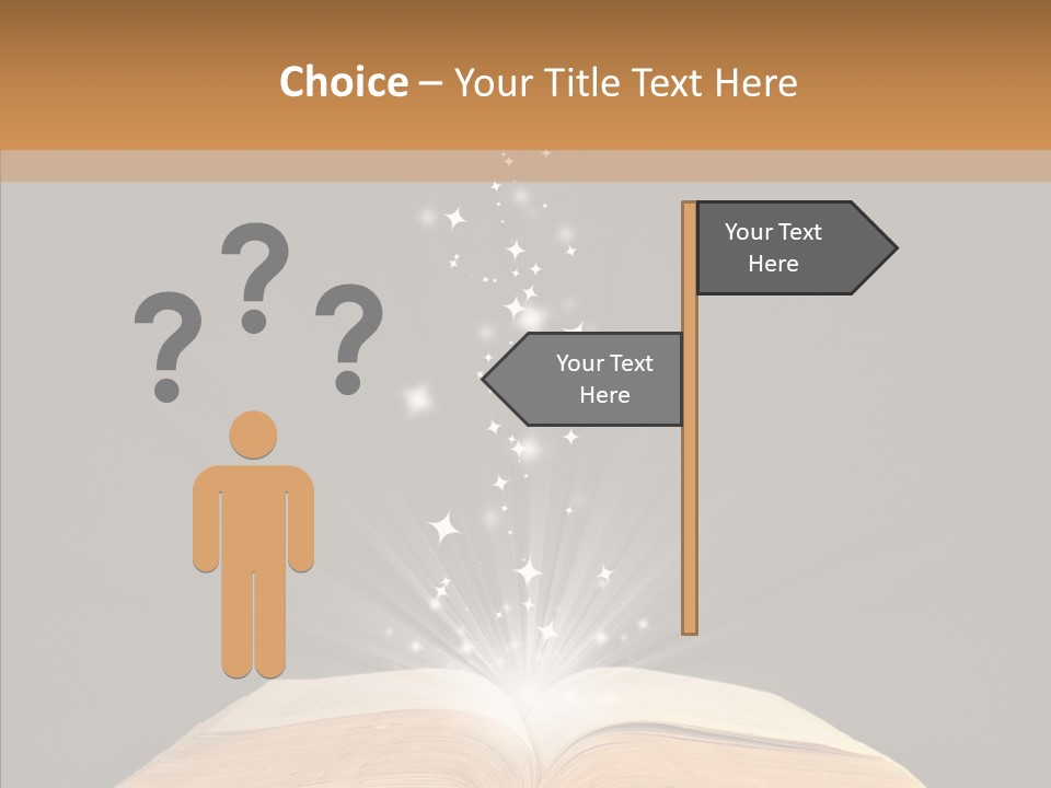 Spooky Brown Magic PowerPoint Template