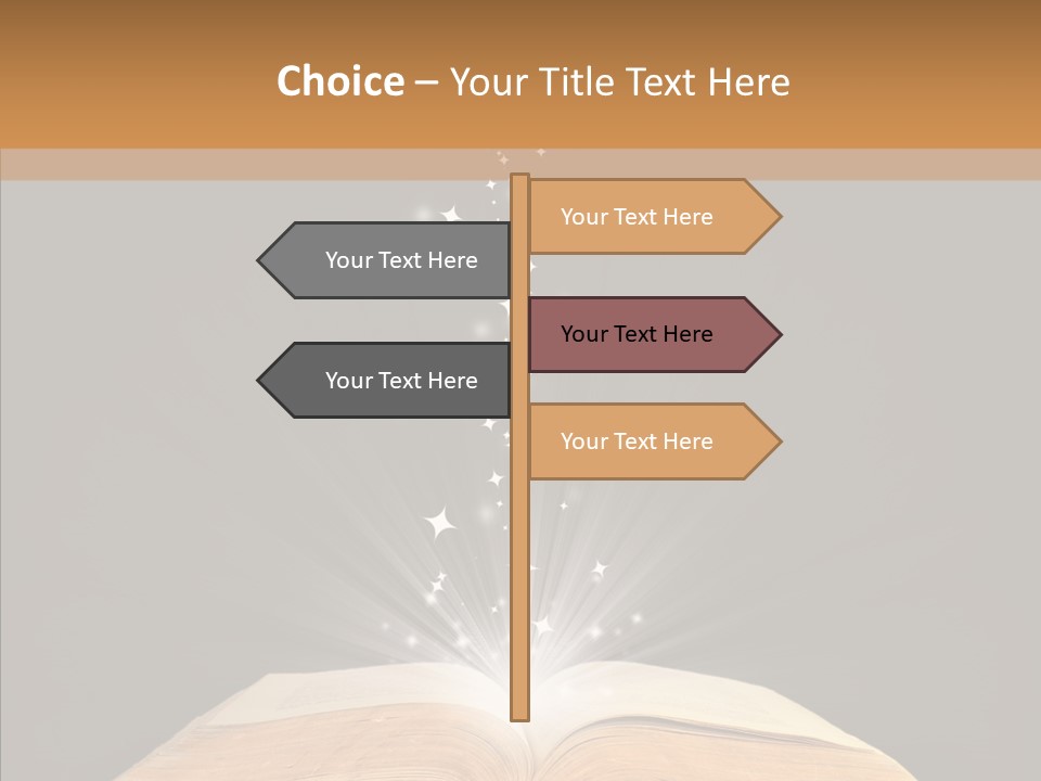 Spooky Brown Magic PowerPoint Template