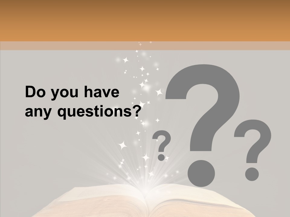 Spooky Brown Magic PowerPoint Template