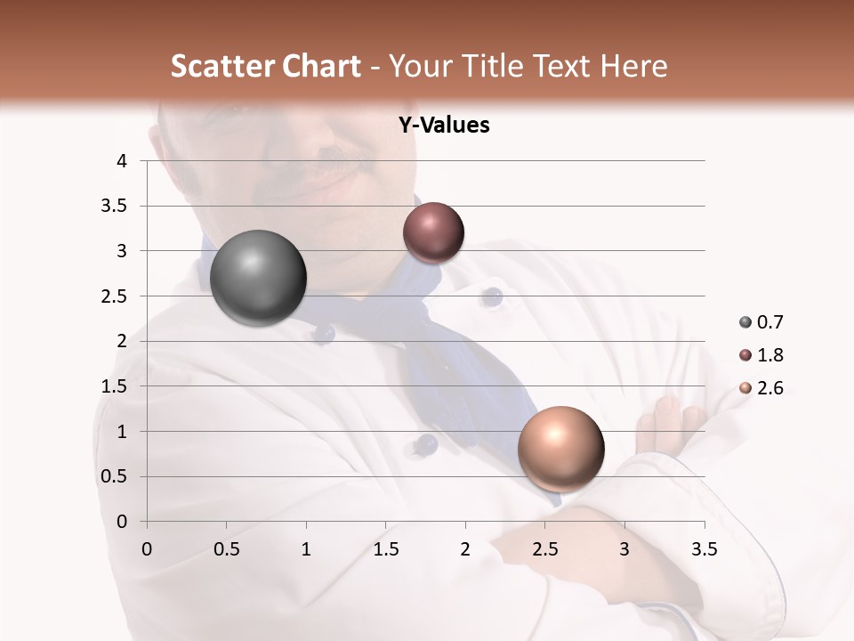 Smiling Mustache Man PowerPoint Template