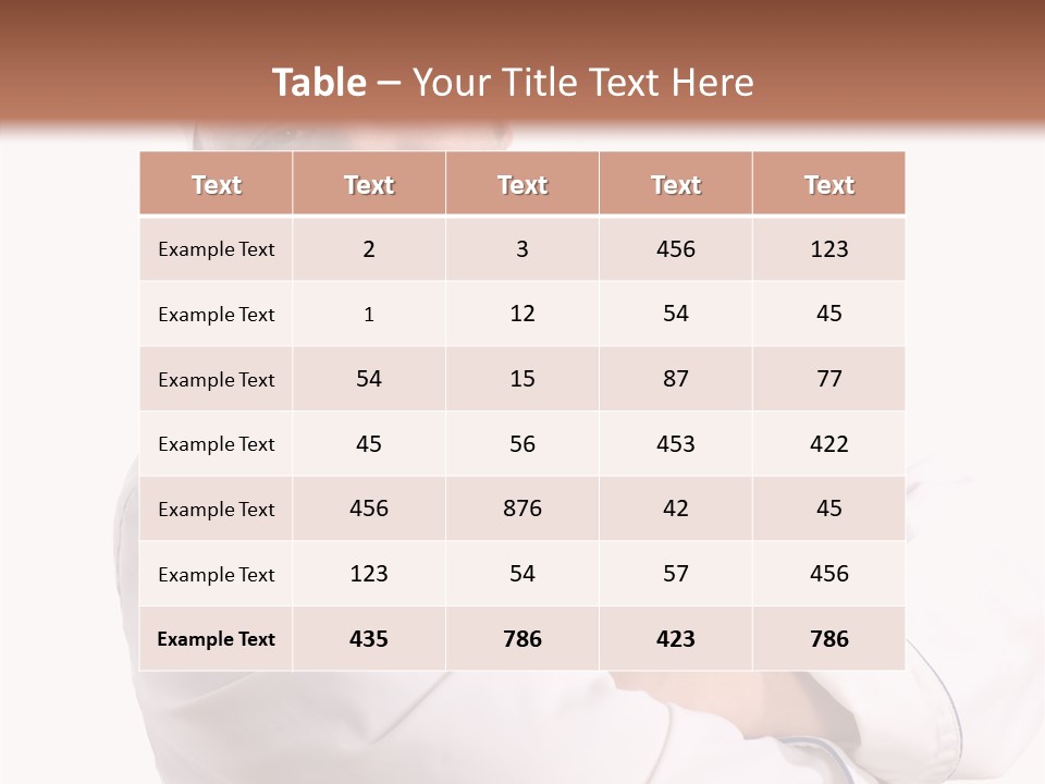 Smiling Mustache Man PowerPoint Template