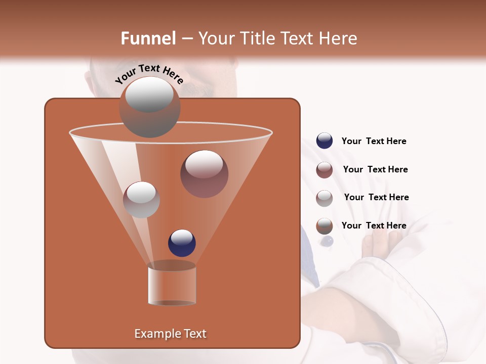Smiling Mustache Man PowerPoint Template