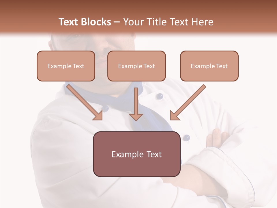 Smiling Mustache Man PowerPoint Template