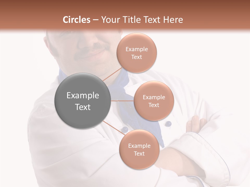 Smiling Mustache Man PowerPoint Template