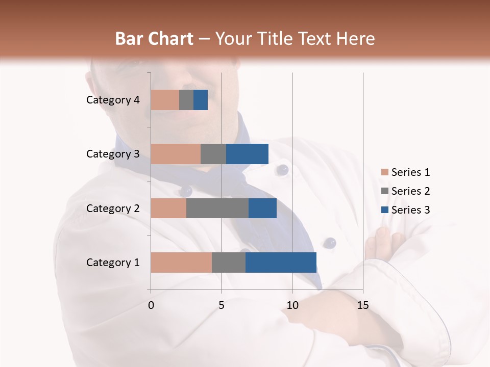 Smiling Mustache Man PowerPoint Template