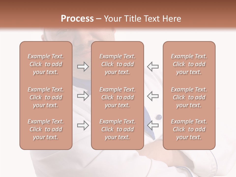 Smiling Mustache Man PowerPoint Template