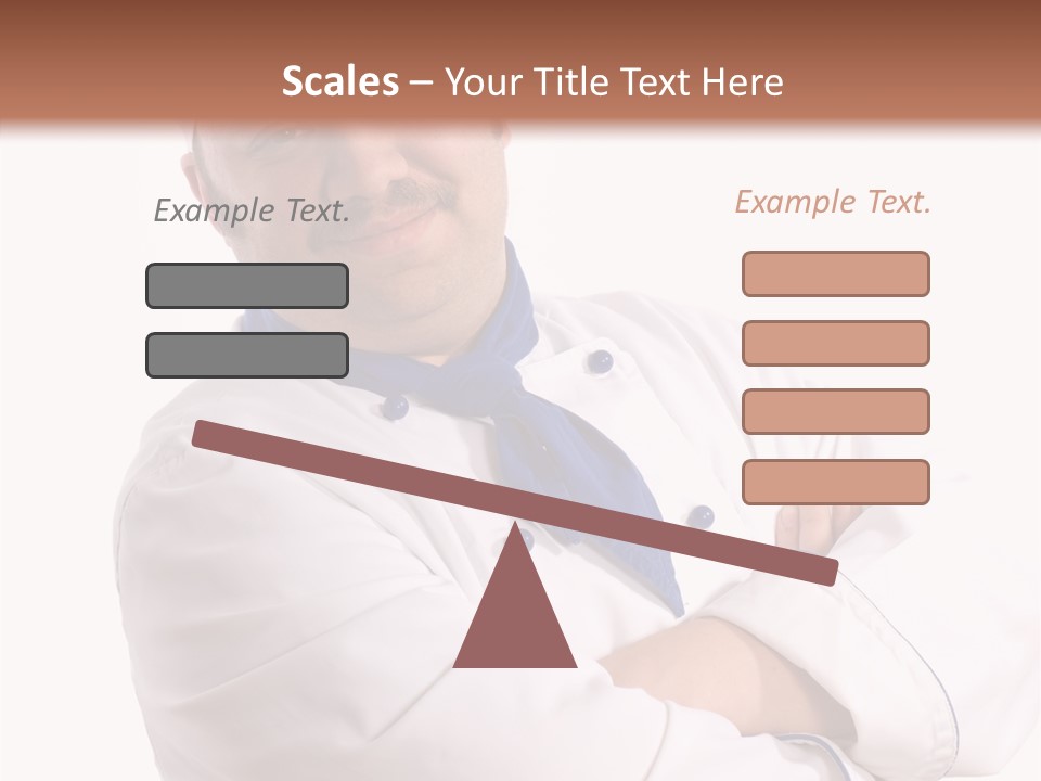 Smiling Mustache Man PowerPoint Template