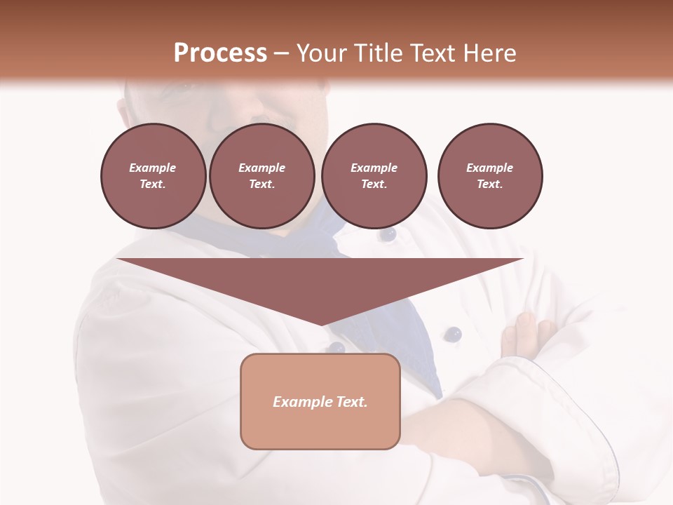 Smiling Mustache Man PowerPoint Template